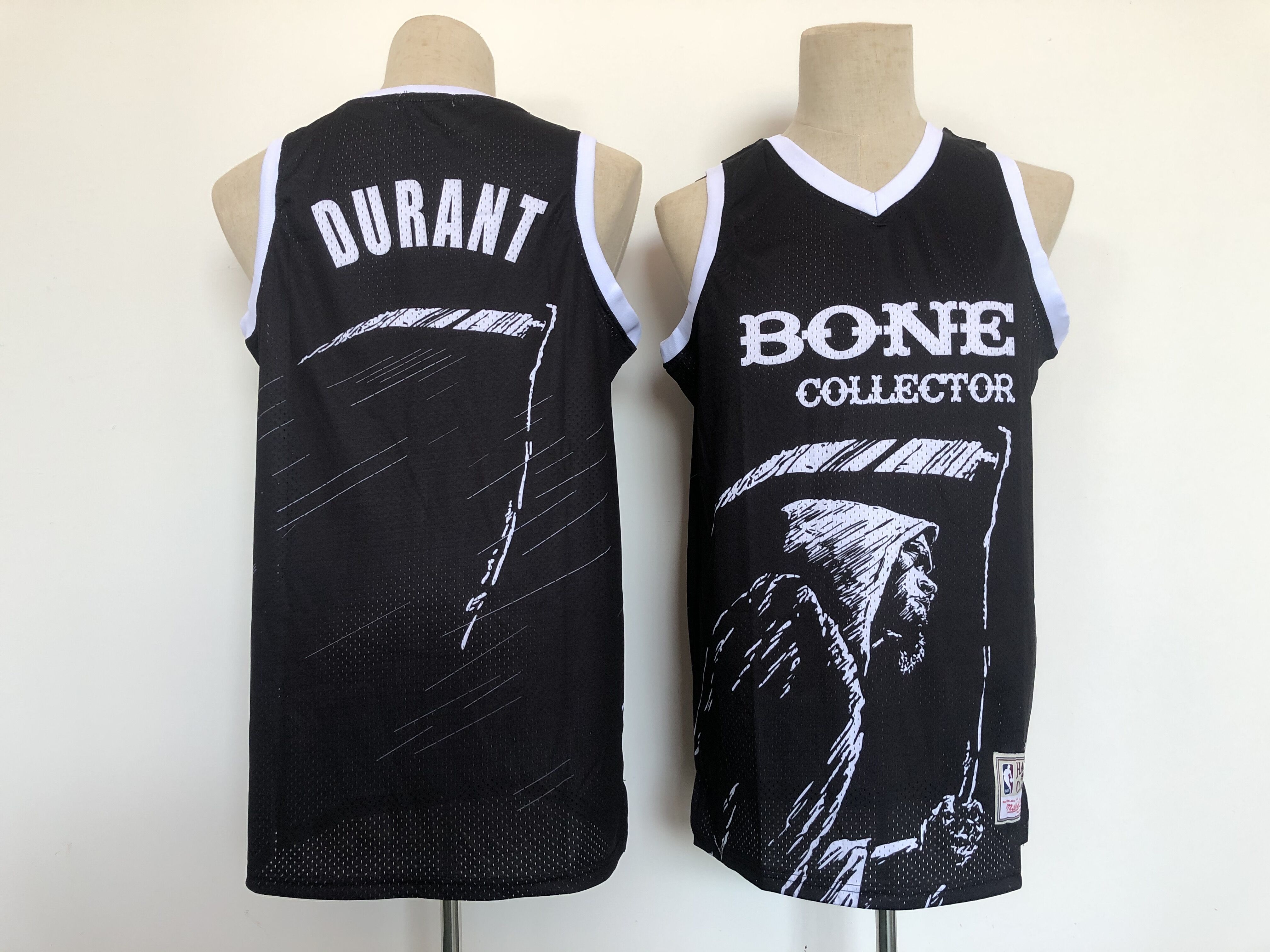 Men Brooklyn Nets #7 Durant Black reaper 2021 NBA Jerseys->brooklyn nets->NBA Jersey